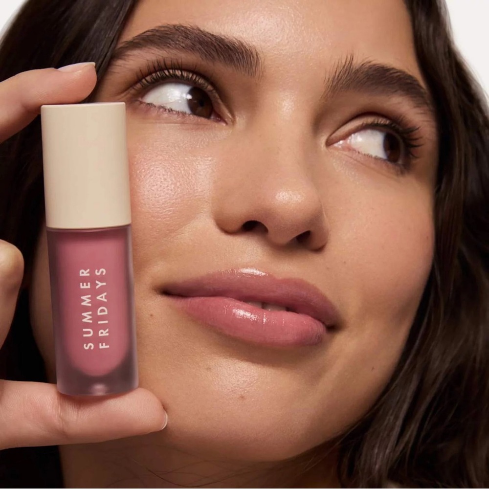 *NEW* Summer Fridays ‘Rose Bud’ Dream Lip Oil for Moisturizing Sheer Coverage - Picture 7 of 14